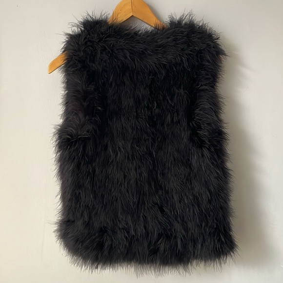 Club Monaco Feather Lined Open Front Vest - Picture 8 of 8